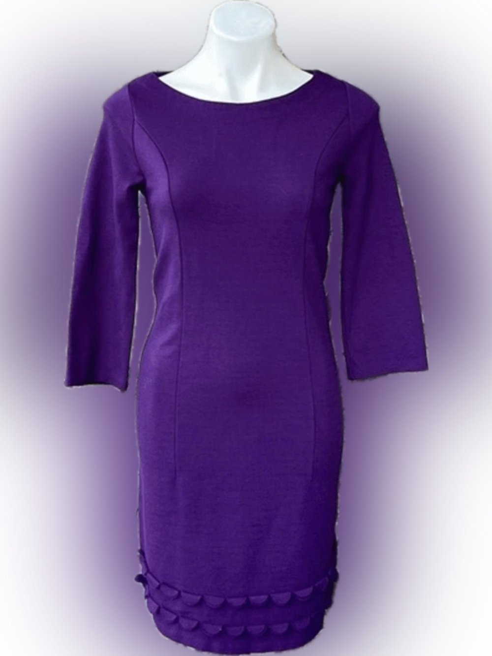 Boden Deep Purple Dress Size 14 PTP 20”-21” EUC